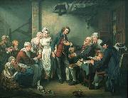 Jean Baptiste Greuze l accordee de village USA oil painting artist